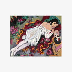 Girl in White Chemise by Ernst Ludwig Kirchner
