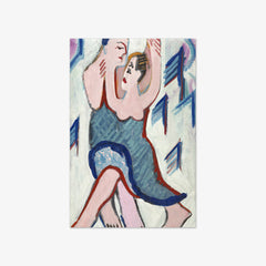 Dancing Couple in the Snow by Ernst Ludwig Kirchner