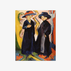 Two Women by Ernst Ludwig Kirchner