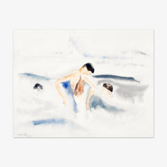 Three Figures in Water by Charles Demuth