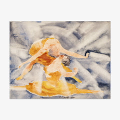 Two Women Acrobats by Charles Demuth