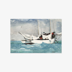 Key West, Hauling Anchor by Winslow Homer