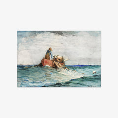 Hauling in the Nets by Winslow Homer