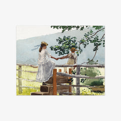 On the Stile by Winslow Homer