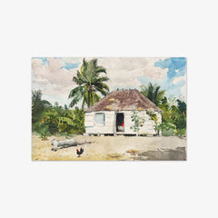 Native hut at Nassau by Winslow Homer