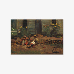 Sketch of a Cottage Yard by Winslow Homer