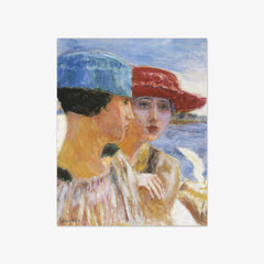 Young girls with seagull by Pierre Bonnard