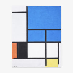 Composition with Large Blue Plane, Red, Black, Yellow, and Gray by Piet Mondrian