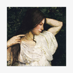 Girl Arranging Her Hair by Abbott Handerson Thayer