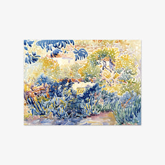 The Artist's Garden at Saint-Clair by Henri-Edmond Cross