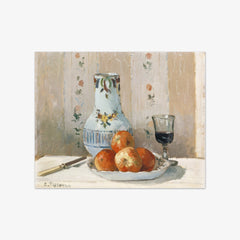 Still Life with Apples and Pitcher by Camille Pissarro