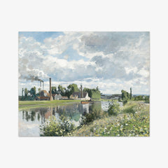The River Oise near Pontoise by Camille Pissarro