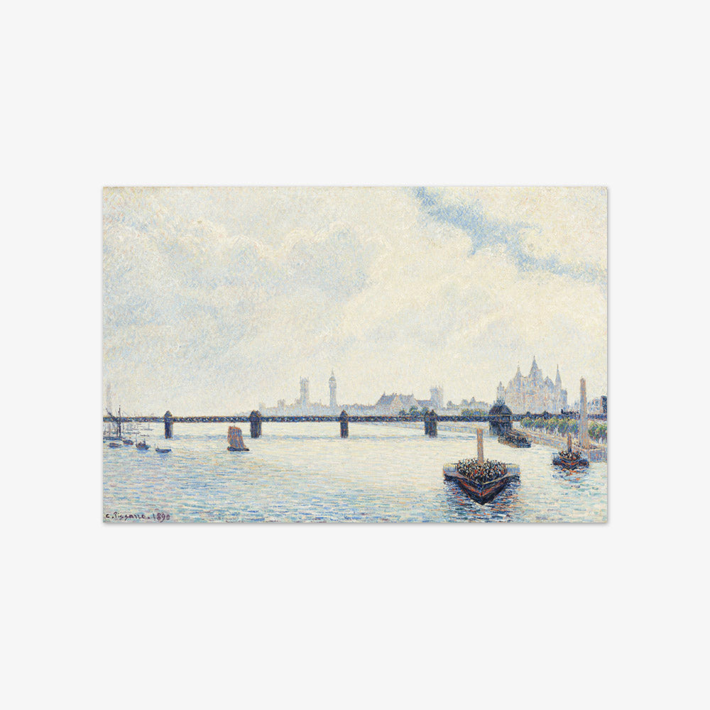 Charing Cross Bridge, London by Camille Pissarro