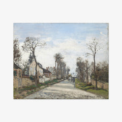 Versailles road, Louveciennes by Camille Pissarro