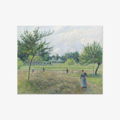 Haymaking at Éragny by Camille Pissarro