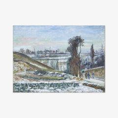 Snow effect at the Hermitage by Camille Pissarro