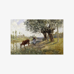 Countryside near Grez-sur-Loing by Camille Pissarro