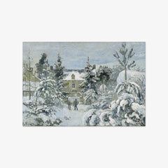 Piette's House at Montfoucault by Camille Pissarro