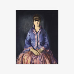 Emma in the Purple Dress by George Wesley Bellows