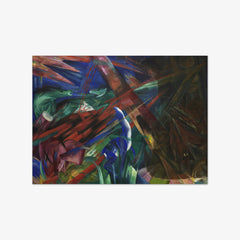 Animal fates (the trees showed their rings, the animals their veins) by Franz Marc