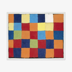"Qu 1" color chart by Paul Klee
