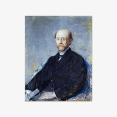 Portrait of a man by Mary Cassatt