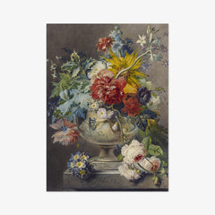 Bouquet of Flowers in a Vase by Georgius Jacobus johannes van Os