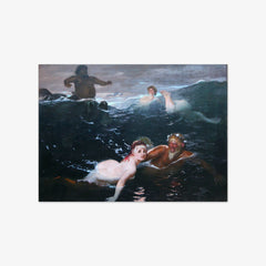 Playing in the Waves by Arnold Bocklin