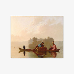 Fur Traders Descending the Missouri by George Caleb Bingham