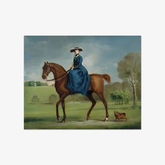 The Countess of Coningsby in the Costume of the Charlton Hunt by George Stubbs