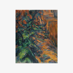 Rocks and Branches by Paul Cézanne