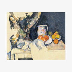 Curtain and Fruit by Paul Cézanne