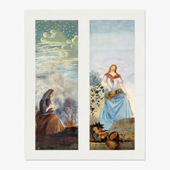 The four seasons by Paul Cézanne