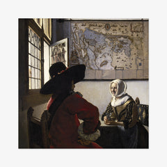 Officer and Laughing Girl by Johannes Vermeer