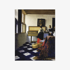 The Music Lesson by Johannes Vermeer