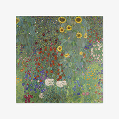 Farm Garden with Sunflowers by Gustav Klimt