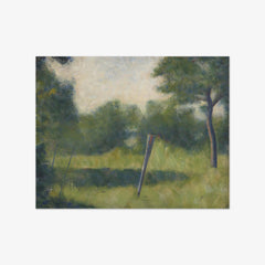 Landscape at the Stake by Georges Seurat