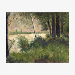 Grassy Riverbank by Georges Seurat