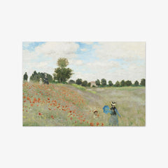 The Poppy Field near Argenteuil by Claude Monet