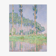 Poplars, Pink Effect by Claude Monet