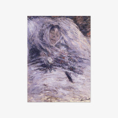 Camille Monet on her deathbed by Claude Monet
