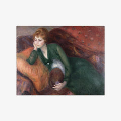 Young Woman in Green by William James Glackens