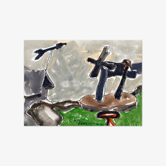 Landscape with Weather Vane by Arthur Dove
