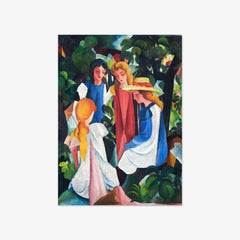 Four Girls by August Macke