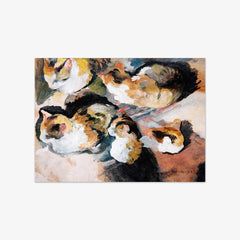Study of a Cat by August Macke