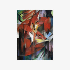 The Foxes by Franz Marc
