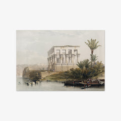 The hypaethral temple at Philae called the Bed of Pharaoh by David Roberts