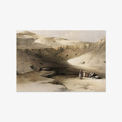 Entrance to the tombs of the kings of Thebes by David Roberts