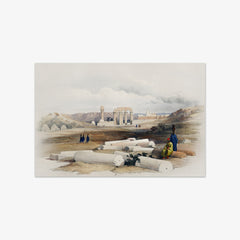 Ancient Hermonthis (Hermont) by David Roberts