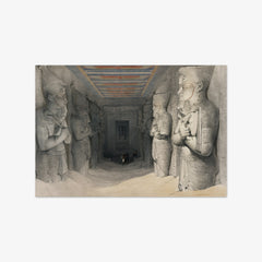 Interior of the Temple of Aboo Simbel Nubia by David Roberts